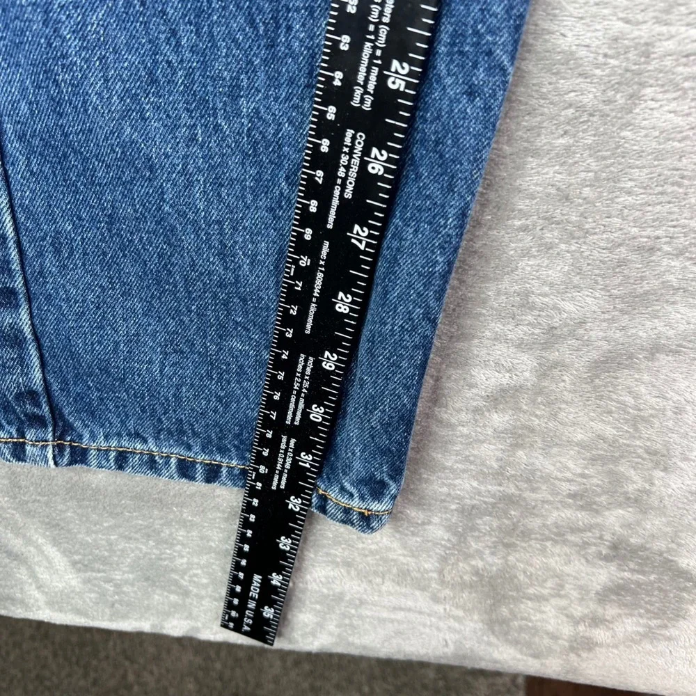 Levi's 505 Jeans Mens 32x32 Blue Medium Wash Straight Leg Western Cowboy Denim